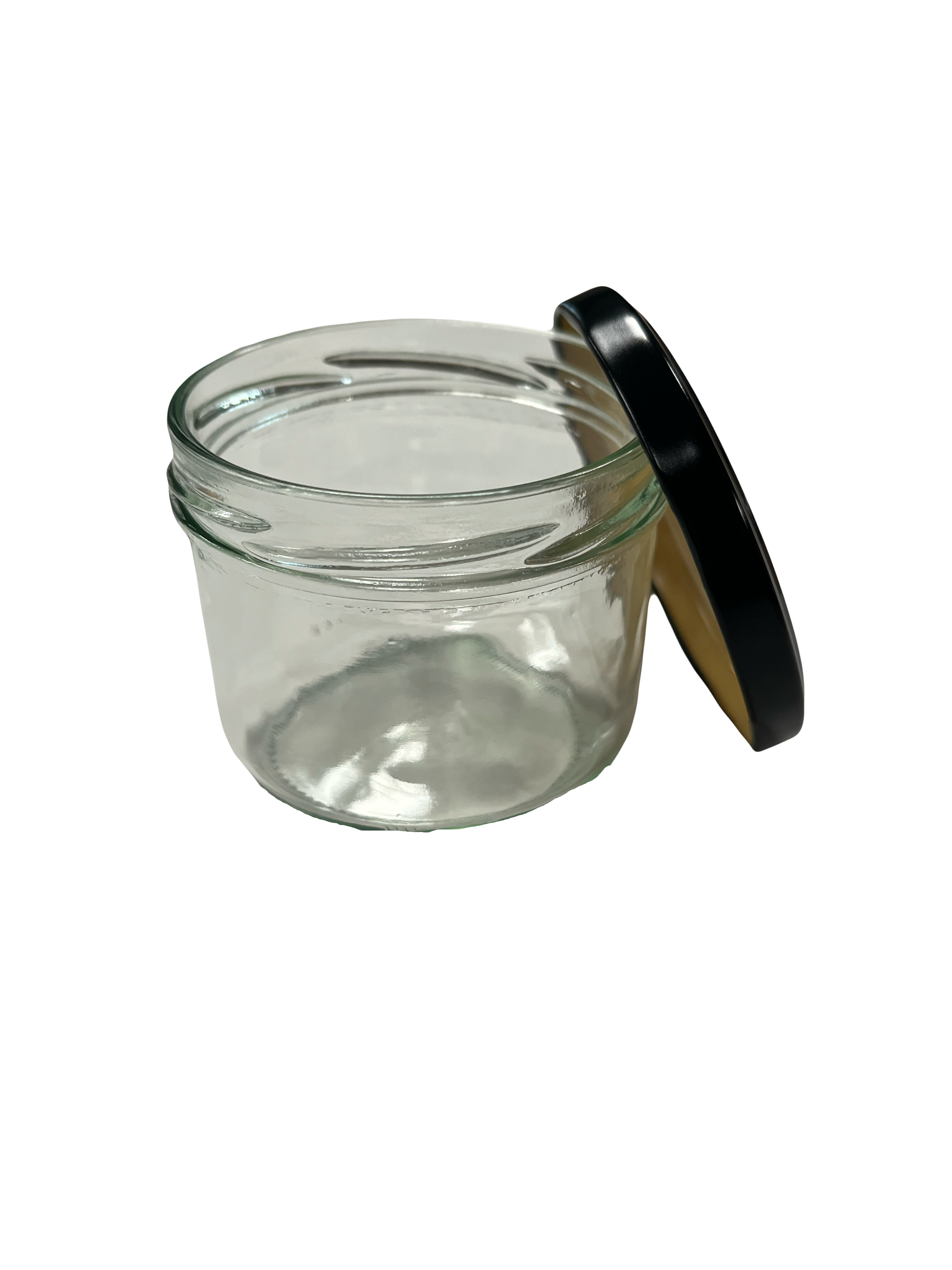 Pot en verre droit